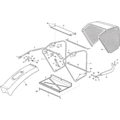 MPV 320 W - 2017-2019 - 2F2020521/S17 - Stiga Front Mower Grasscatcher Diagram