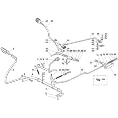 Viking MR345 - Brake And Gearbox Control - Parts Diagram