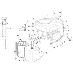 Viking MR345 - Engine - Parts Diagram