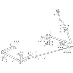 Viking MR345 - Height Adjustment - Parts Diagram