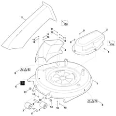 Viking MR4082.0 - Mowing Deck Housing - Parts Diagram