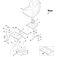 Viking MR4082.0 - Seat - Parts Diagram