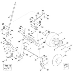 Viking MR4082.0 - Steering, Front Wheel - Parts Diagram