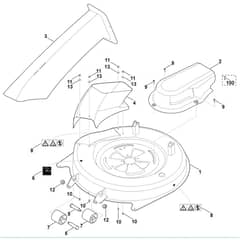 Viking MR4082.1 - Mowing Deck Housing - Parts Diagram