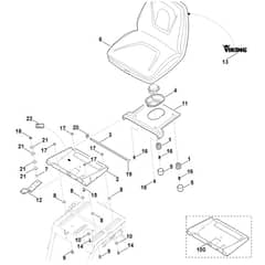 Viking MR4082.1 - Seat - Parts Diagram