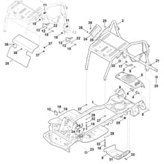 Viking MR4082.2 - Frame - Parts Diagram