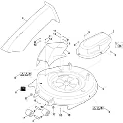 Viking MR4082.2 - Mowing Deck Housing - Parts Diagram
