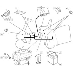 MR 7 25 - 2009 - 2T0112443/IM9 - Mountfield Ride On Mower Electrics Diagram
