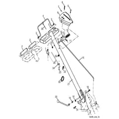 McCulloch MRT6 - 96091000600 - 2007-08 - Handle Parts Diagram