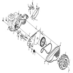 McCulloch MRT6 - 96091000600 - 2007-08 - Mainframe, Left Side Parts Diagram
