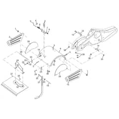 McCulloch MRT6 - 96091000605 - 2010-03 - Tine Shield Parts Diagram