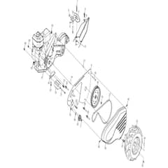 McCulloch MRT6 - 96091002100 - 2010-07 - Mainframe, Left Side Parts Diagram