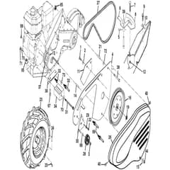 McCulloch MRT6 - 96091002109 - 2014-11 - Mainframe, Left Side Parts Diagram