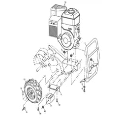 McCulloch MRT850 - 96091002000 - 2010-03 - Mainframe, Right Side Parts Diagram