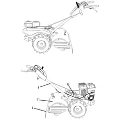 McCulloch MRT850 - 96091002001 - 2010-12 - Decals Parts Diagram
