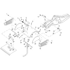 McCulloch MRT850 - 96091002001 - 2010-12 - Tine Shield Parts Diagram