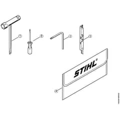 Genuine Stihl MS171 C-BE / N - Tools, Extras