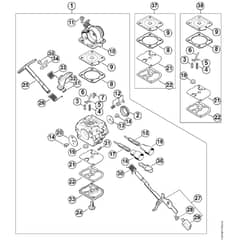 Genuine Stihl MS181 / O - Carburetor 1139/24