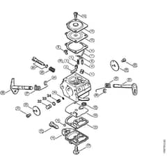 Genuine Stihl MS190 T / G – Carburetor C1Q-S26