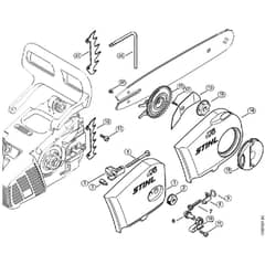 Genuine Stihl MS191 T / D – Chain sprocket cover