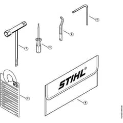 Genuine Stihl MS193 TC-E / M – Tools, Extras