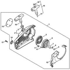 Genuine Stihl MS194 T / E - Rewind starter