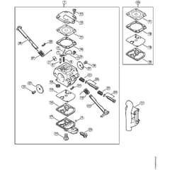 Genuine Stihl MS200 / M - Carburetor C1Q-S32 (20.2003), (41.2006)