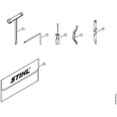 Genuine Stihl MS201 / S - Tools, Extras