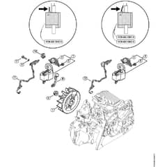 Genuine Stihl MS211 / F - Ignition system MS 211; MS 211-Z