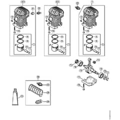 Genuine Stihl MS230 / A - Engine