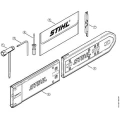 Genuine Stihl MS240 / O - Tools, Extras