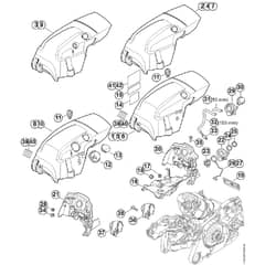 Genuine Stihl MS261 / K - Shroud, Air baffle