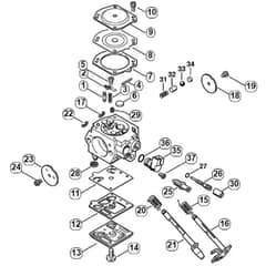 Genuine Stihl MS280 C-B / P - Carburetor HD-39