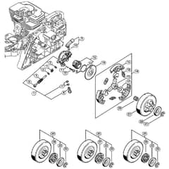 Genuine Stihl MS311 / C - Oil pump, Clutch