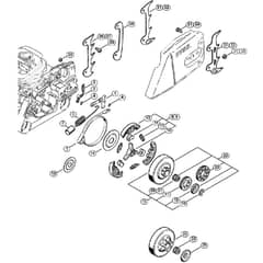 Genuine Stihl MS360 / E - Chain brake, Clutch