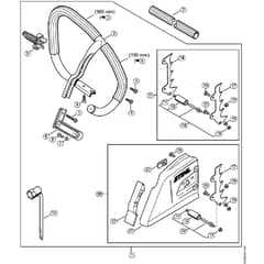 Genuine Stihl MS361 / P - Set wrap around handlebar