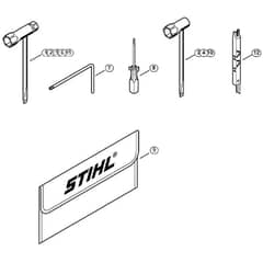 Genuine Stihl MS362 C-B / V - Tools, Extras