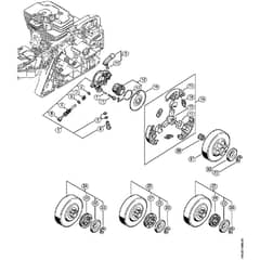 Genuine Stihl MS391 / C - Oil Pump, Clutch