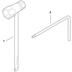 Stihl MS400.1 C-M - Tools, Extras - Parts Diagram