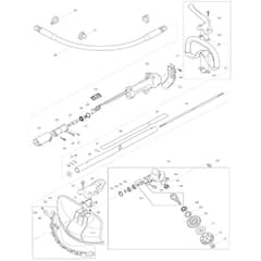 Makita MS4300.4R - Petrol Backpack Brushcutter - Power Tool 02 Diagram