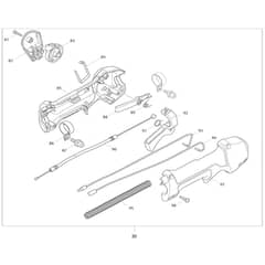 Makita MS4300.4R - Petrol Backpack Brushcutter - Power Tool 03 Diagram