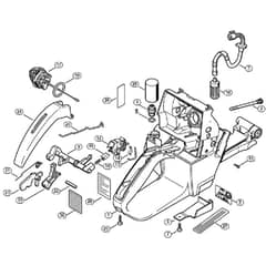 Genuine Stihl MS460 / J - Tank housing