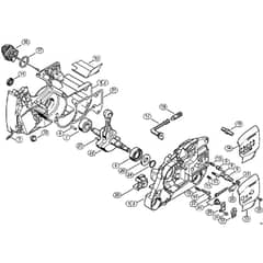 Genuine Stihl MS460 Magnum / A - Crankcase, Crankshaft