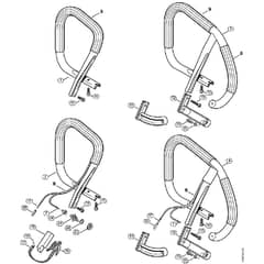 Genuine Stihl MS460 Magnum / N - Handlebar, Heating element