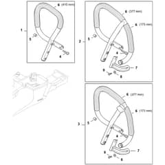 Genuine Stihl MS462 C-M / AD - Handlebar