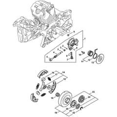 Genuine Stihl MS462 C-M / E - Oil pump, Clutch