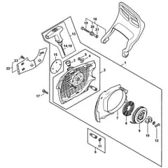 Genuine Stihl MS462 C-M / M - Rewind starter M-Tronic