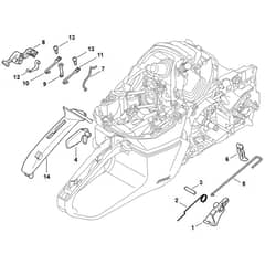 Genuine Stihl MS462 C-M / R - Throttle control M-Tronic