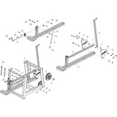 Belle MS 500 Bench Saw - Lower Frame