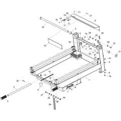 Belle MS 500 Bench Saw - Upper Frame